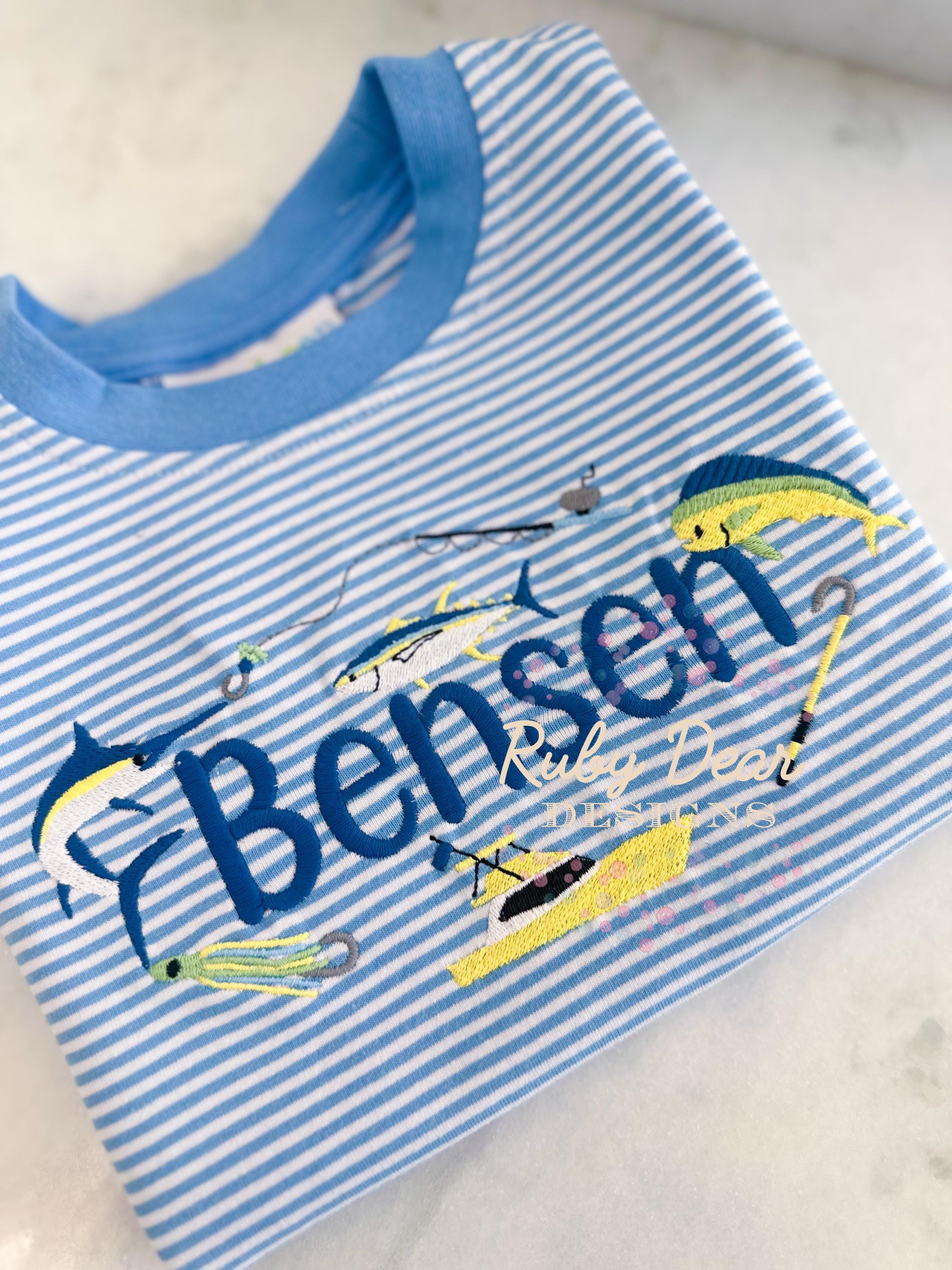 Sportsfishing Offshore Grand Slam Blue Marlin Mahi Tuna Build Your Own Set of 7 Designs Machine Embroidery Design