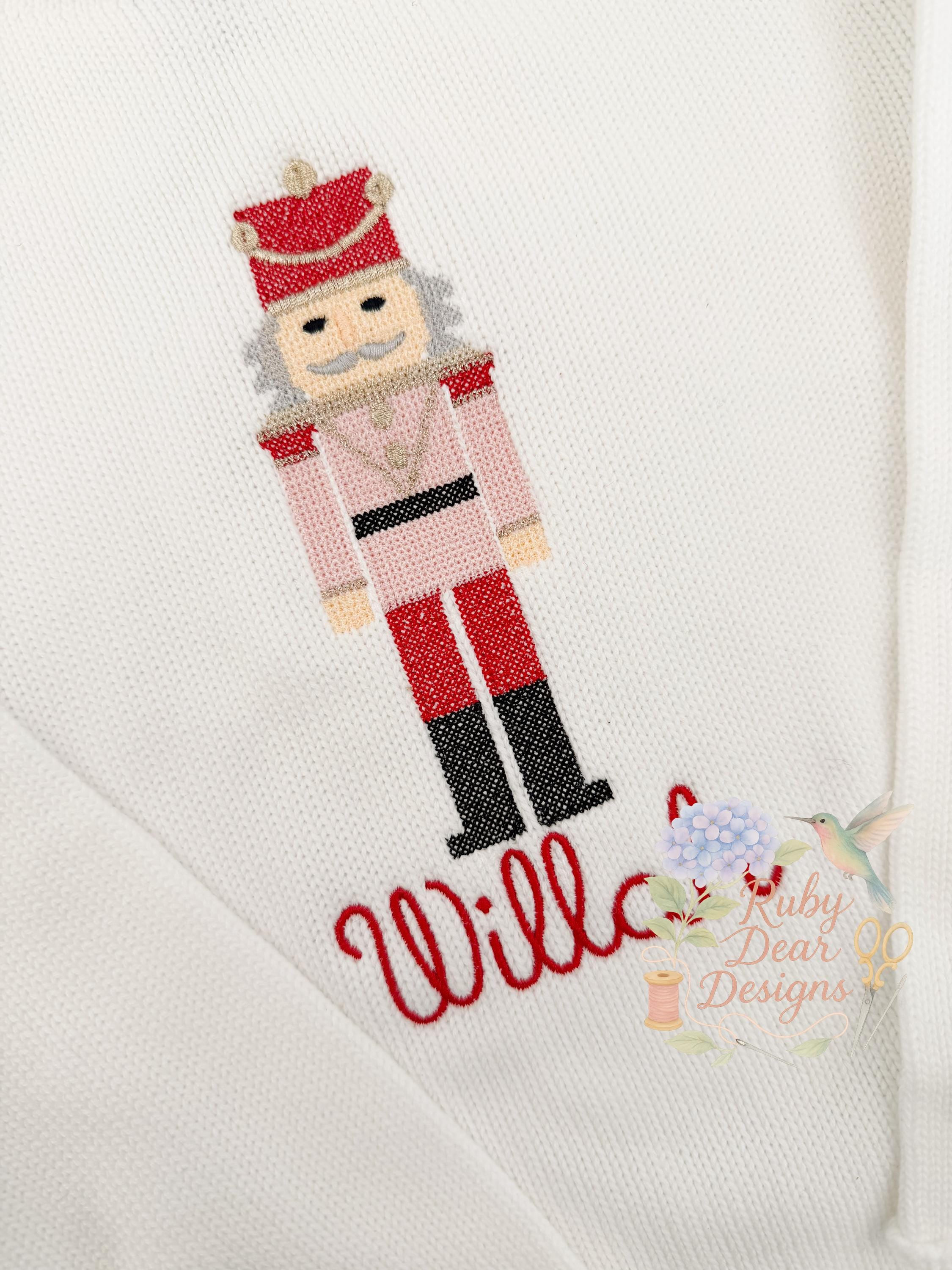 Nutcracker Christmas Cross Stitch Machine Embroidery Design