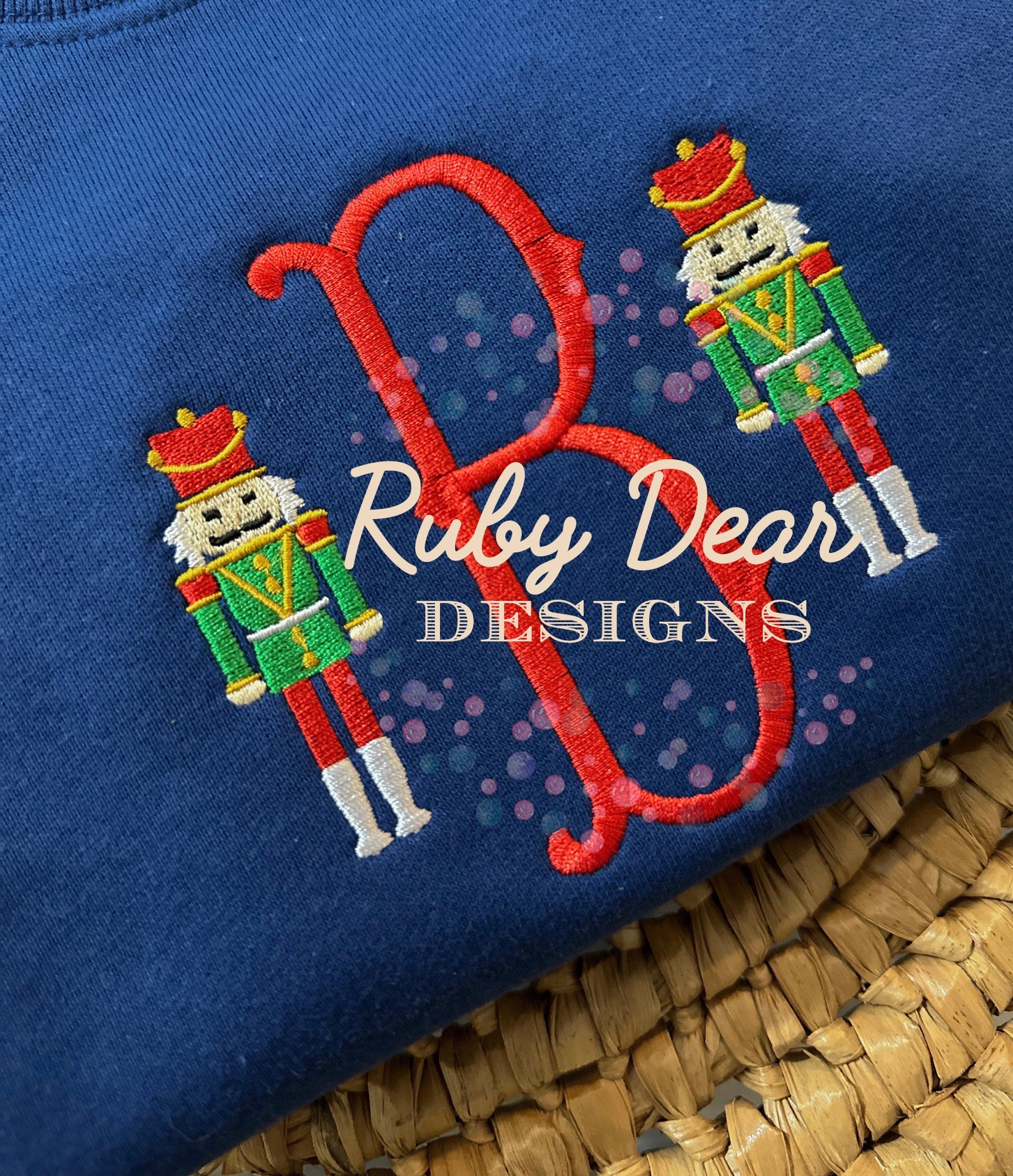 Nutcracker Mini Satin and Fill Stitch Machine Embroidery Design