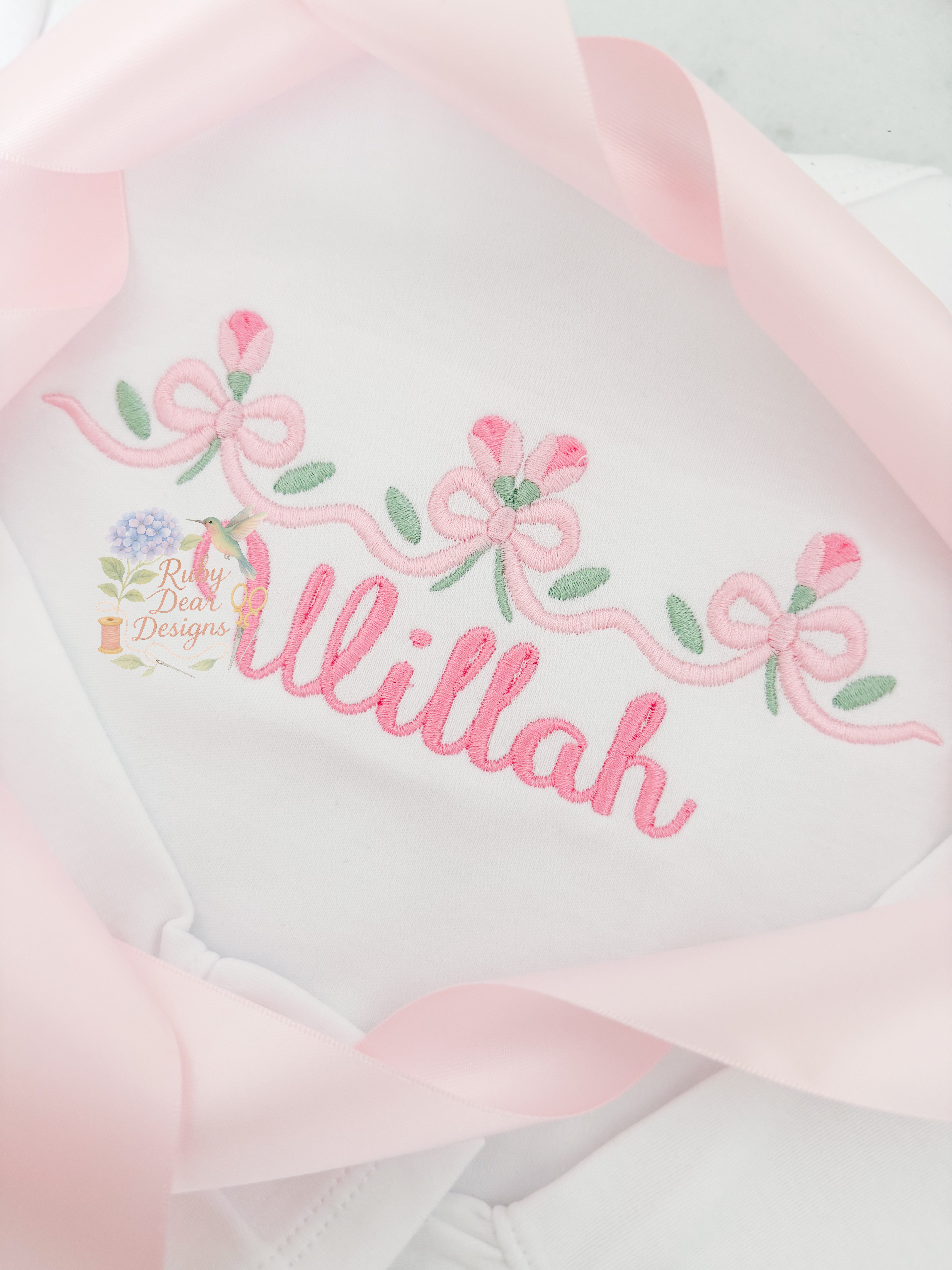 Rose Bouquet Trio Satin Stitch Machine Embroidery Design