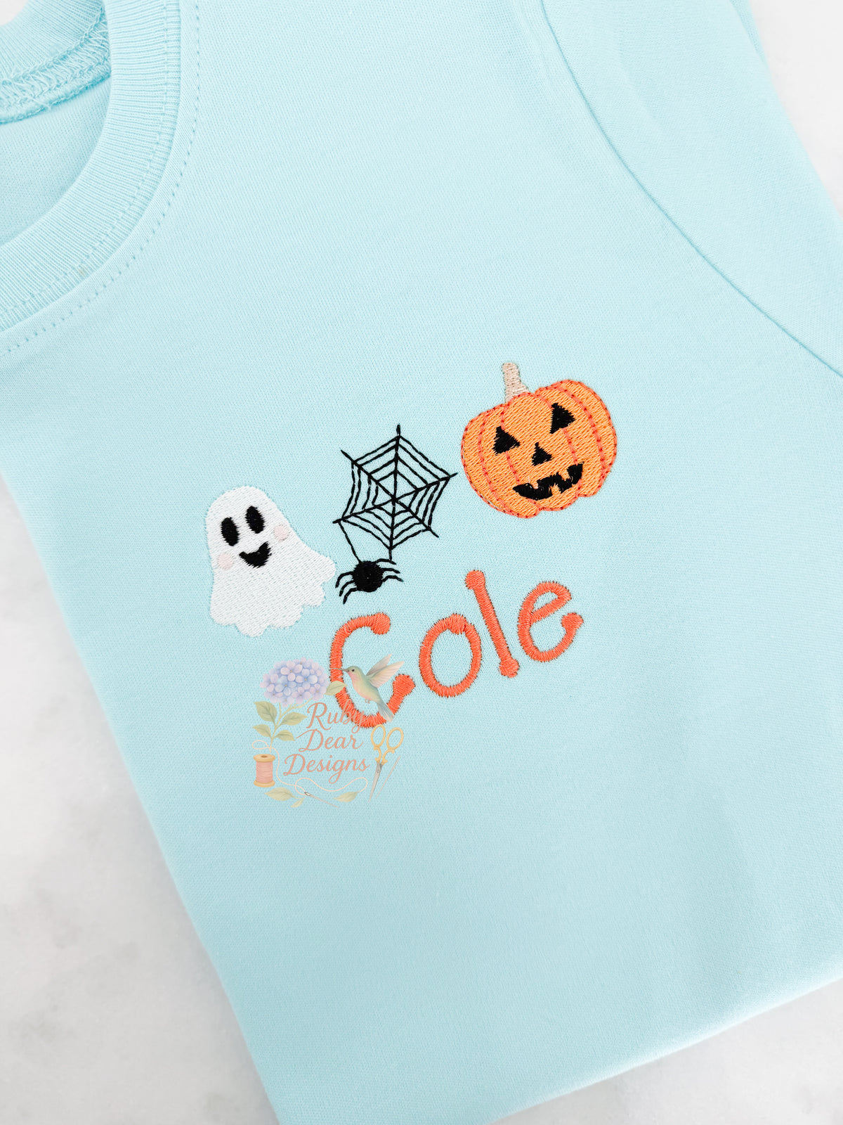 Halloween Spooky Boy Trio Fill Stitch Machine Embroidery Design