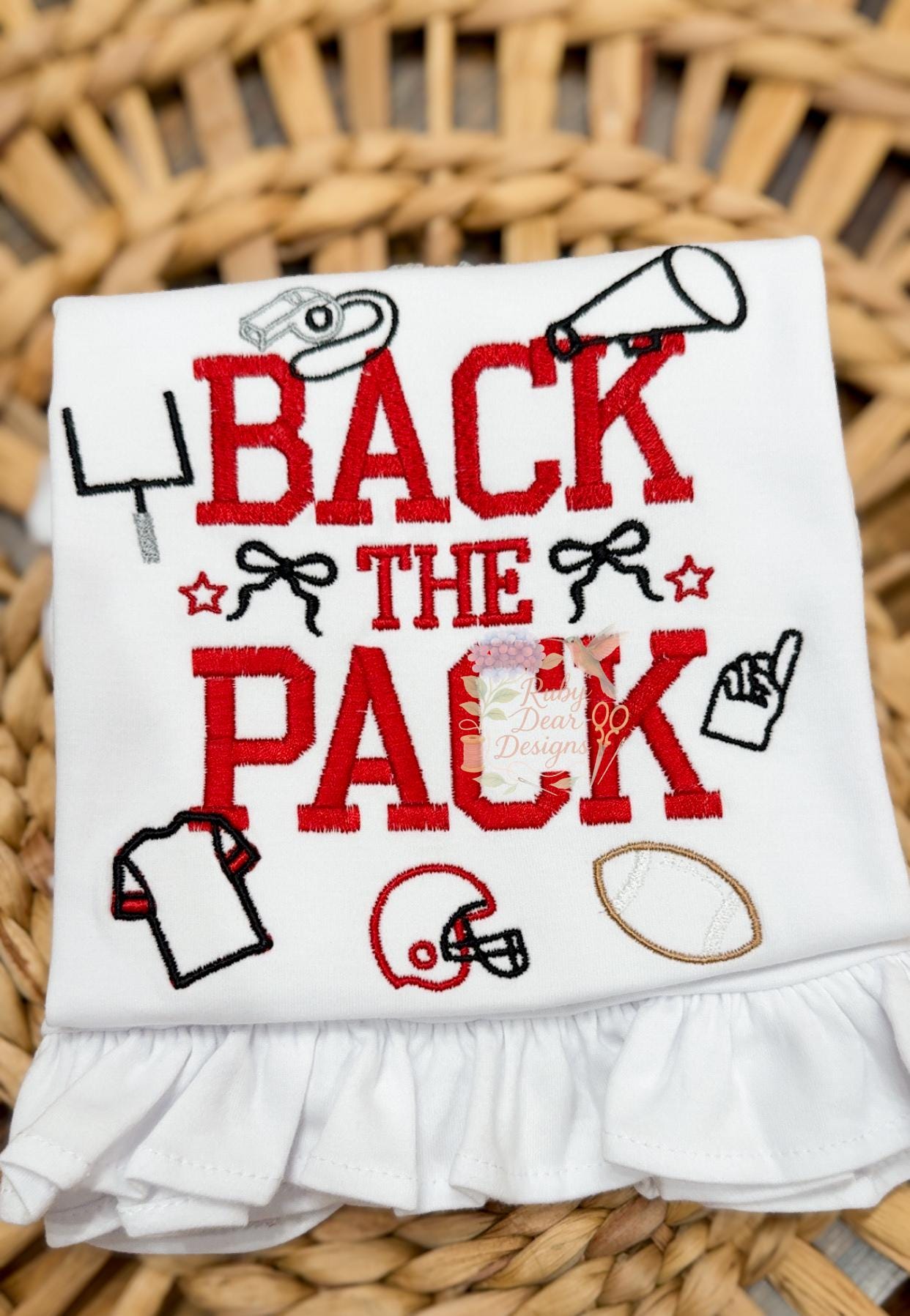 Build Your Own Football Satin Outline Minis Bundle of 12 Designs Machine Embroidery Design *Font is NOT included!*