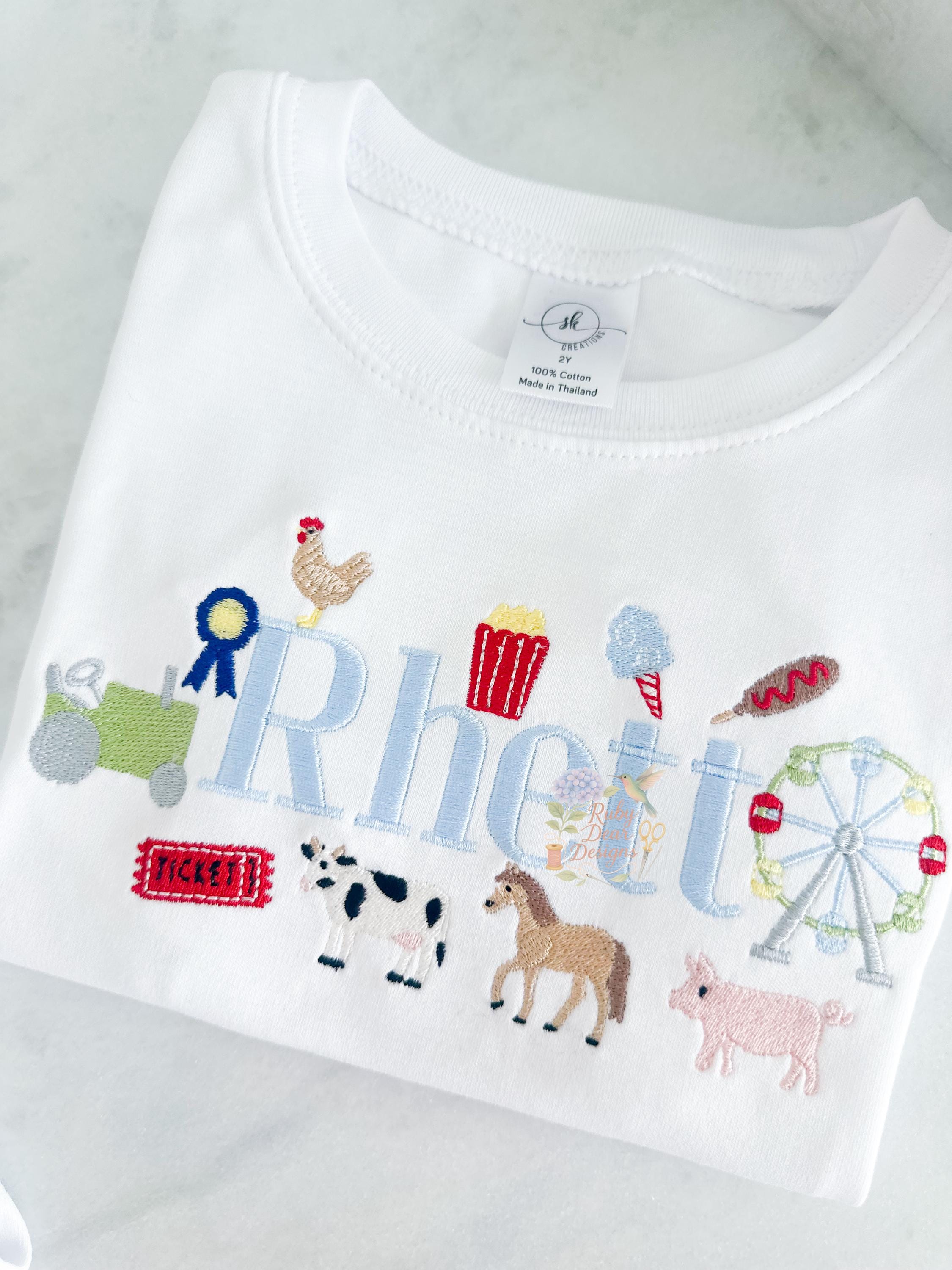 County State Fair Build Your Own Minis Set of 15 Machine Embroidery Designs