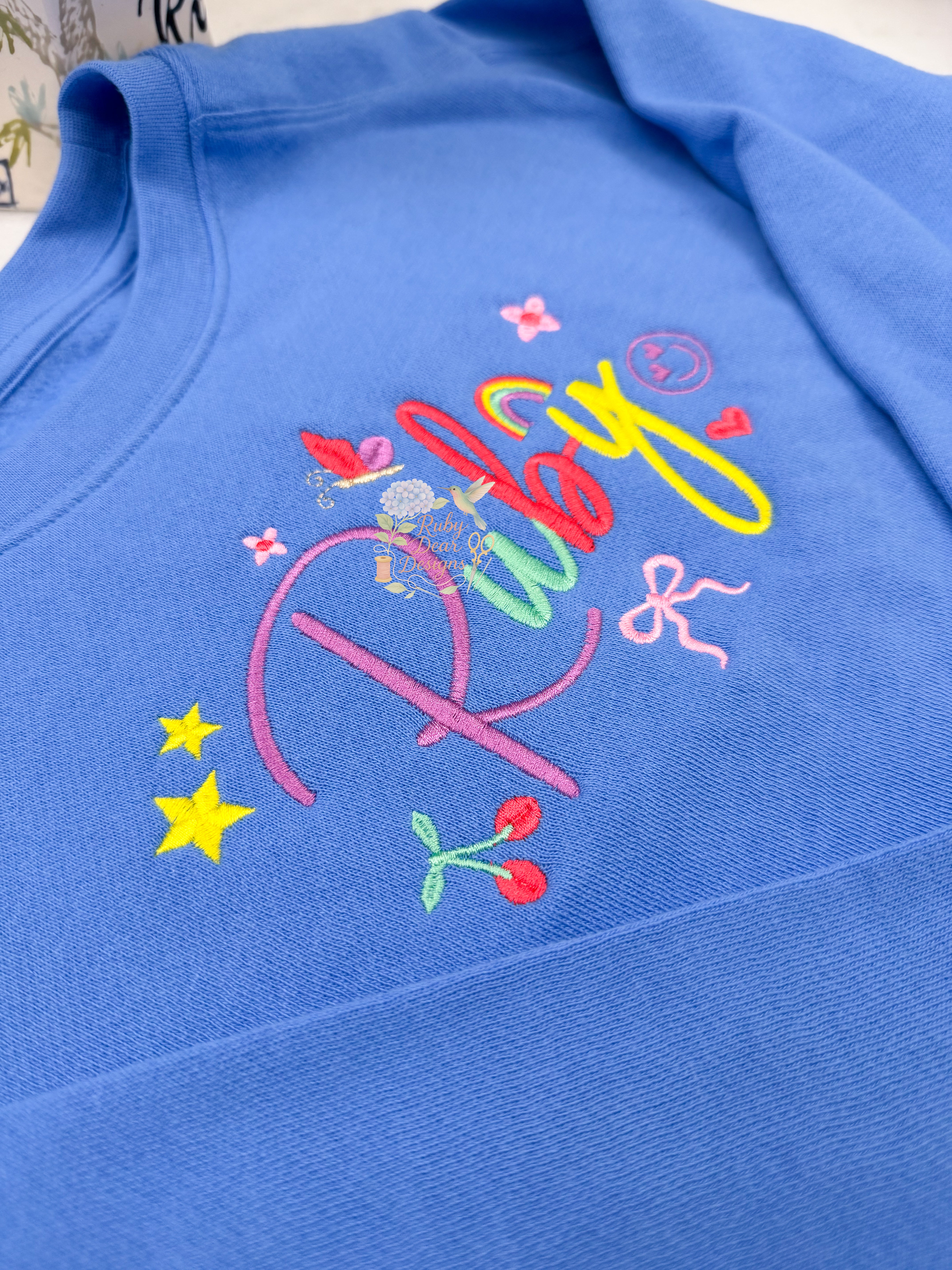 Girly Girl Fun Satin Stitch Mini Build Your Own Machine Embroidery Design