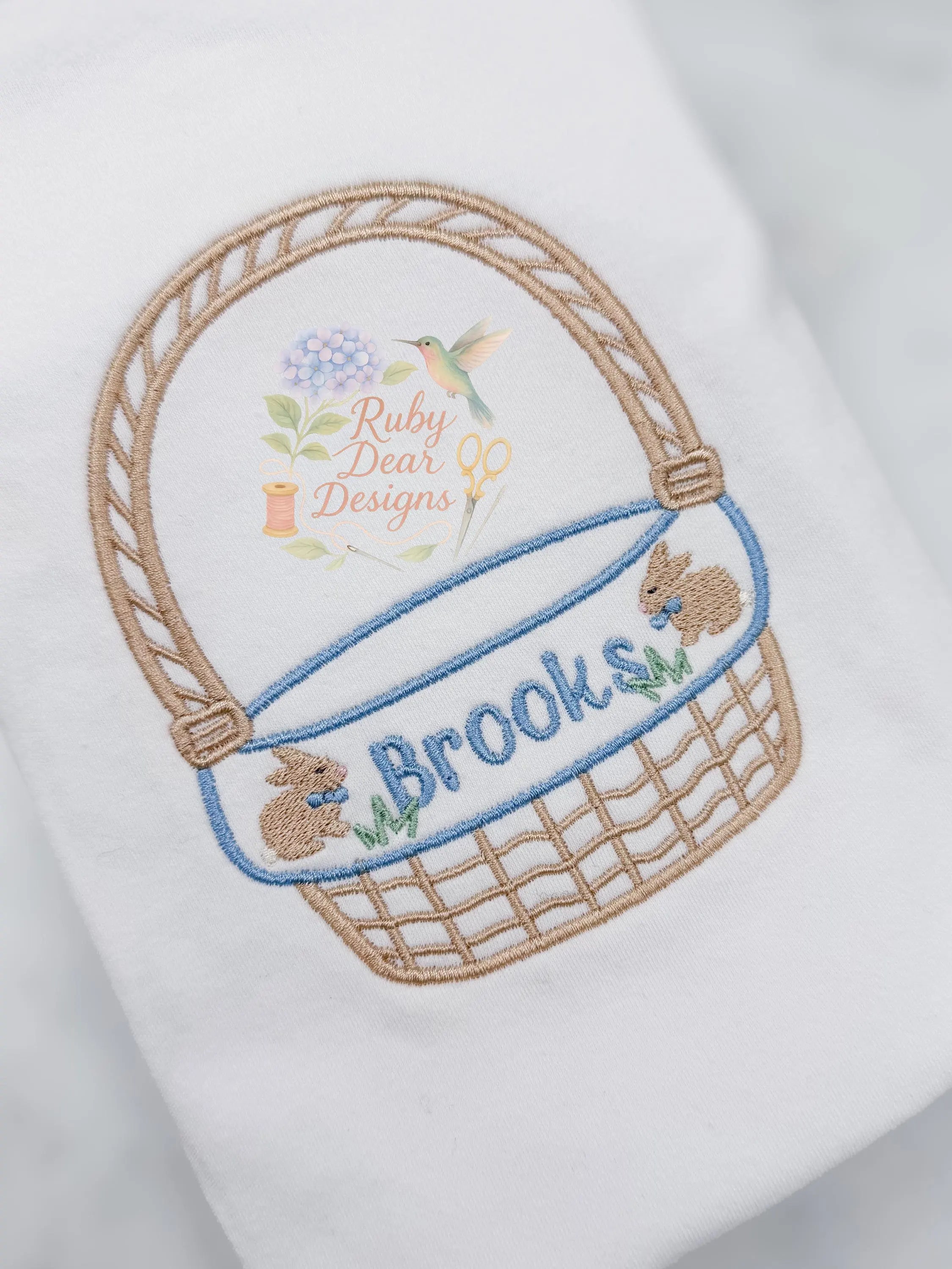 Classic Easter Basket and Minis Build Your Own Set Machine Embroidery Design